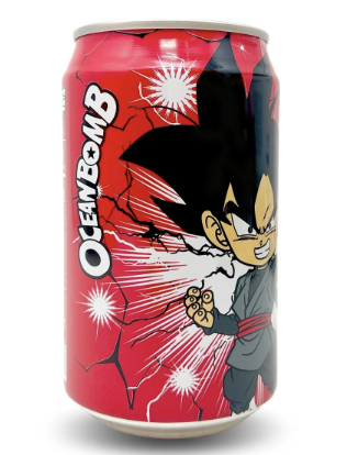 Ocean Bomb 气泡水 桃子味 330ml | OCEAN BOMB Sparkling Water Goku Black Peach Flav. 330ml