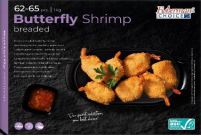 FSM Crispy Butterfly Shrimps 31/40 1kg 10units/CTN | FSM 证书 31/40 蝴蝶型炸虾 1kg 10包/箱