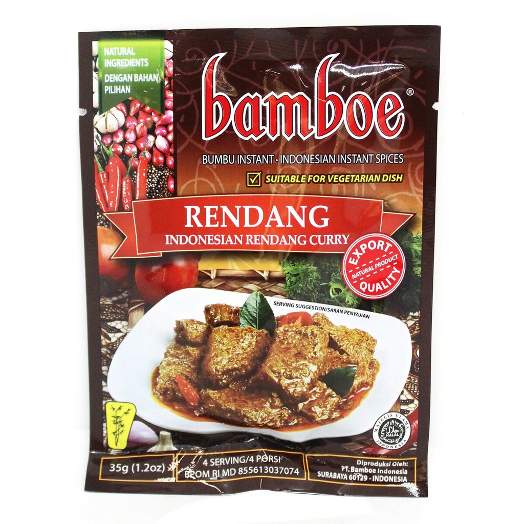 Bamboe Bumbu Rendang 35g | Bamboe 巴东牛肉酱 35g