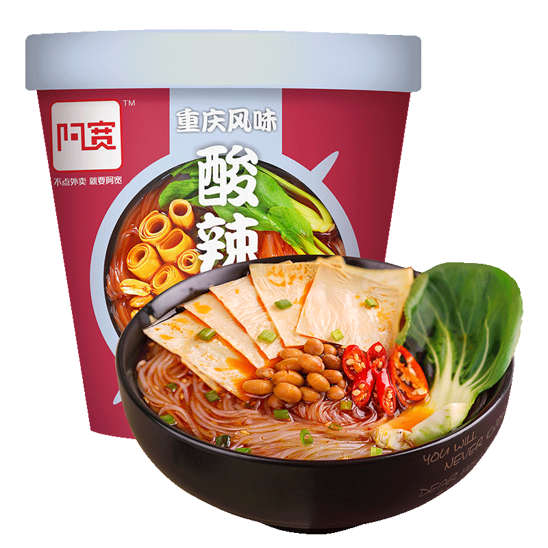 阿宽 酸辣粉 460g | AK Inst. Noodle Hot&Sour 460g