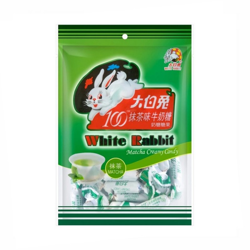 White Rabbit Creamy Candy-Matcha Flavor 150g | 大白兔 抹茶奶糖 150g