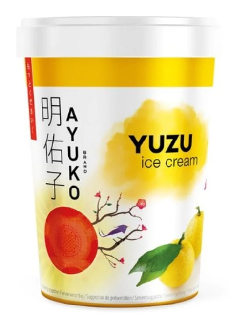 Yuzu jäätelö 500ml | 明佑子 日式柚子冰淇淋 500ml