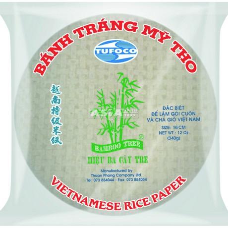 Riisipaperi (pyöreä) 16cm Round 340g | 竹树牌 圆形米纸 16cm 340g