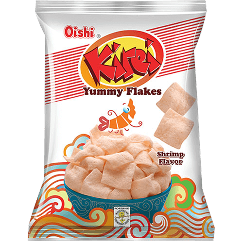 Oishi Kirei 美味虾片 45g | Oishi Kirei Yummy Flakes Shrimp 45g