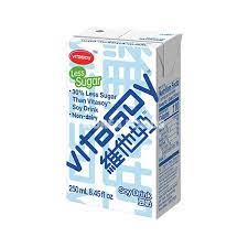 维他奶 少糖 250ml | Vitasoy Less Sugar Soy Drink 250ml