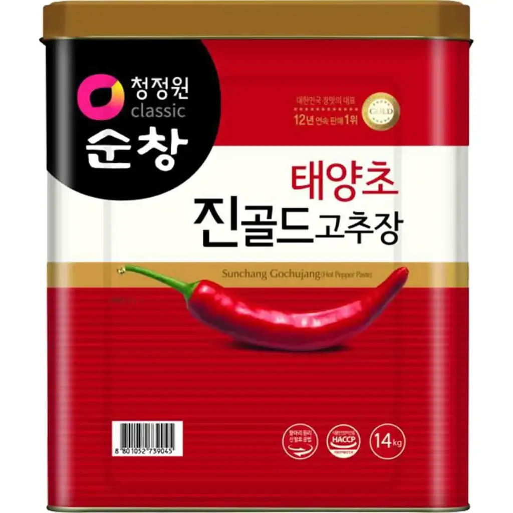 Korean Gochujang Hot Red Pepper Paste 14kg | 韩国辣椒酱(苦椒酱) 14kg