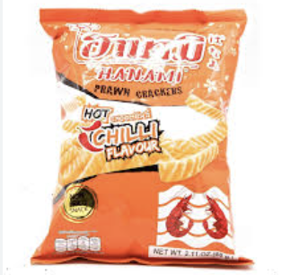 HANAMI 虾条 香辣味 52g | HANAMI Prawn Cracker Hot Chili Flavor 52g