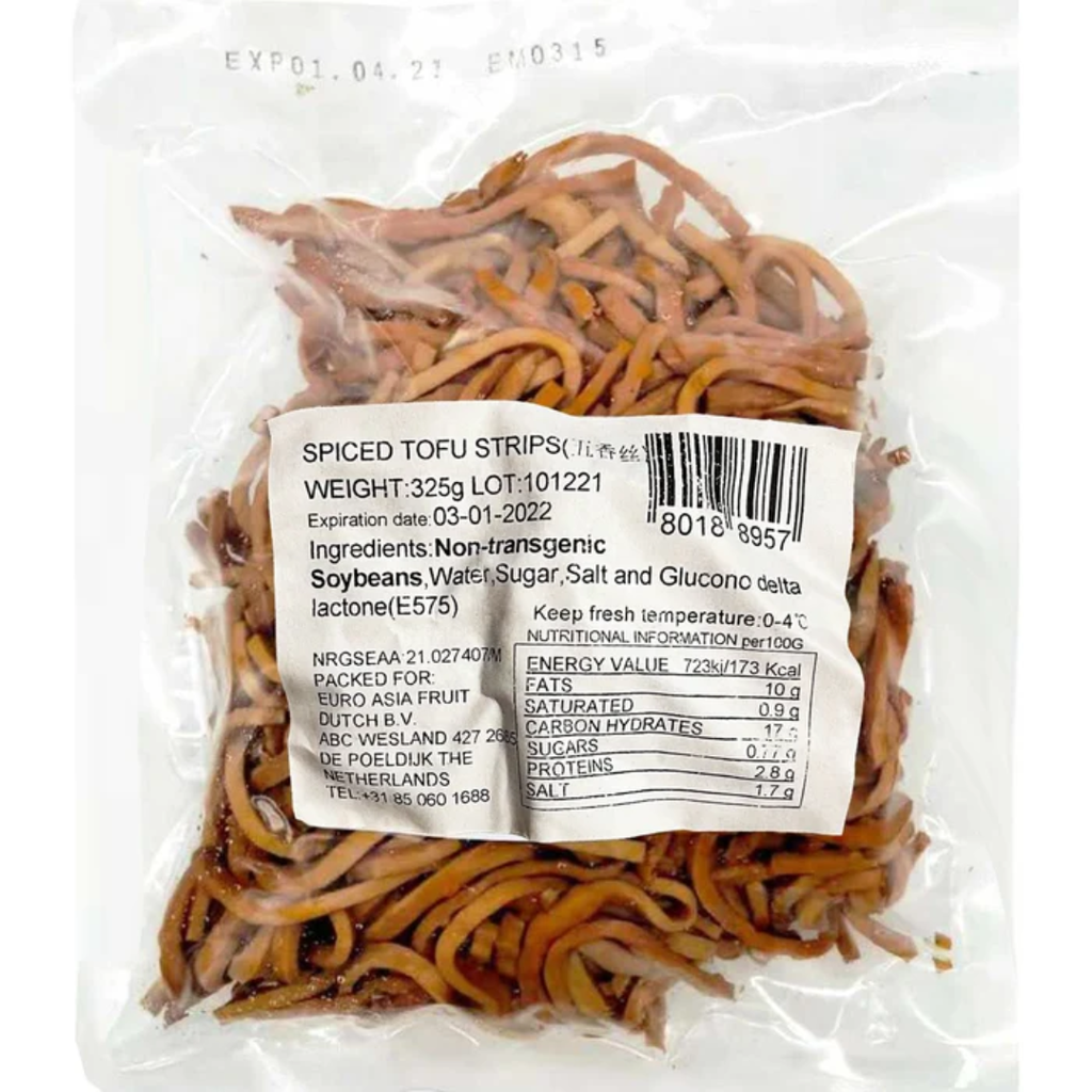 Maustetut tofunauhat 325g  
