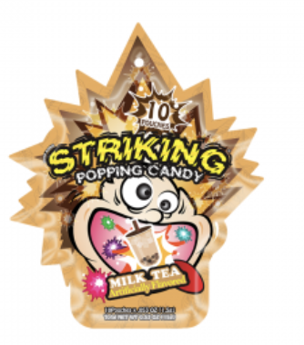 STRIKING 跳跳糖 奶茶味 15g | STRIKING Popping Candy Milk Tea Flav. 15g