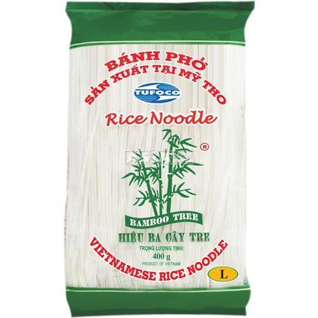 Bánh Phở riisinuudeli (L) 5mm 400g | 竹树牌 越南米粉 L 5mm 400g