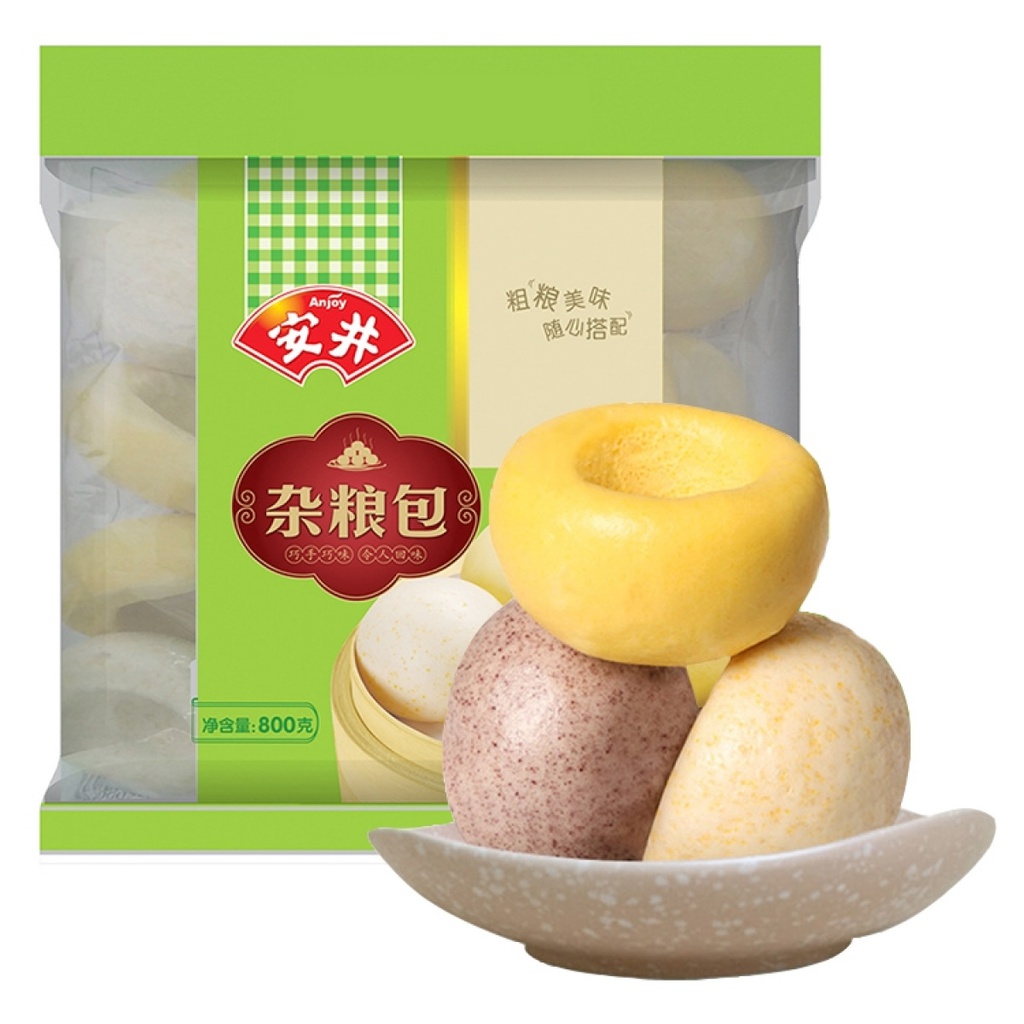 Anjing Multigrain Buns Wowotou 800g | 安井 杂粮包 窝窝头 800g