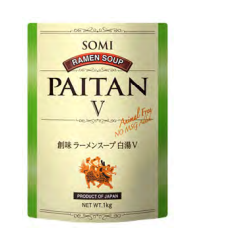 SOMI Ramen Soup Paitan (V) 1kg | 拉面汤底 V (白汤 白绿包装) 1kg