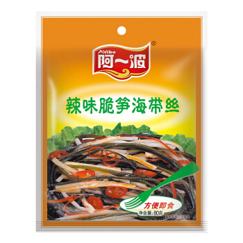 阿一波 辣味脆笋海带丝 80g | AYB Spicy Crispy Bamboo Shoots and Seaweed Shreds 80g