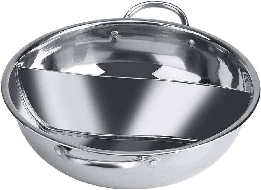 鸳鸯火锅（带盖） 28cm | Yuanyang Hotpot 28cm