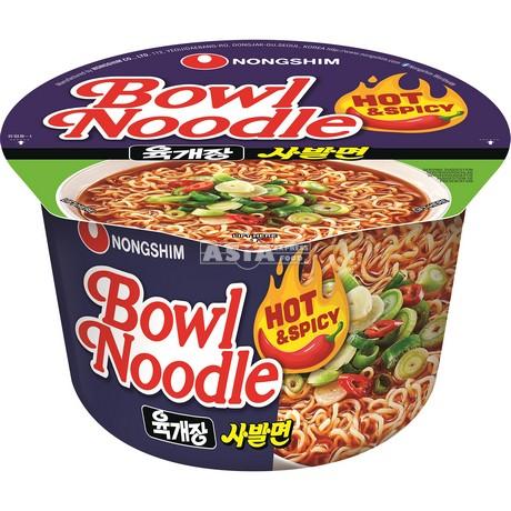 农心 热辣碗面 100g | NONGSHIM Instant Bowl Noodle Hot & Spicy 100g