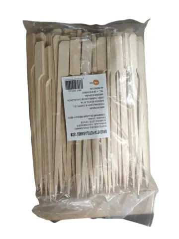 Pointed Bamboo Stick 18cm*100Pcs | 带把 竹签 100支