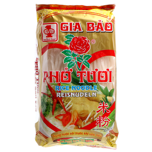 VN Gia Bao Rice Noodle Pho Say Moi 4mm 500g | 越南米粉 4mm 500g