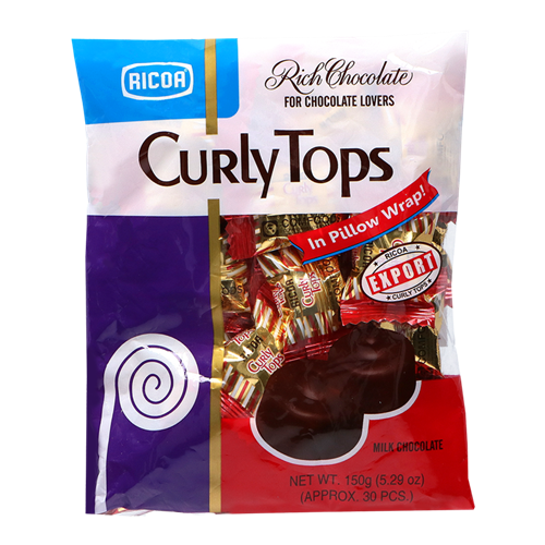 Ricao 浓巧克力卷曲糖果 150g | PH Ricao Curly Tops 150g 