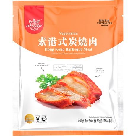 EVERBEST Vegetarian Meat Hong Kong Barbecue Flavor 500g | EVERBEST 素港式叉烧肉 500g