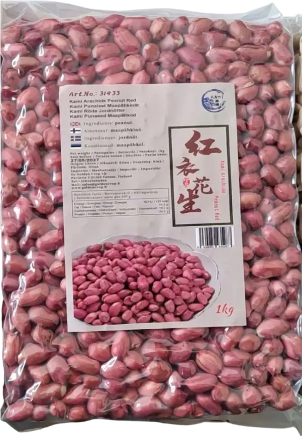 禾味 红衣生花生 1kg | kami Raw Red Peanut 1kg
