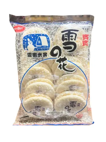 BIN BIN 雪花米果 150g | BINBIN Rice Crackers Snow 150g
