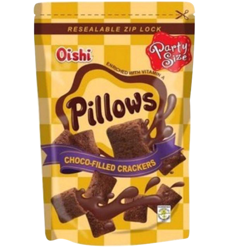 海石枕头巧克力夹心饼干 150g | OISHI Pillows Choco-Filled Crackers 150g