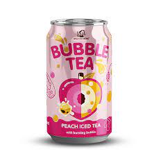 LADY BOBA 桃子味果味茶 320ml | LADY BOBA Peach Iced Tea Bursting Bubble 320ml