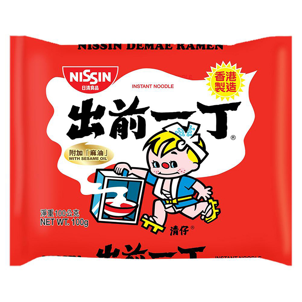 HK Nissin Demae Ramen with Sesame Oil 100g | 出前一丁 包装面 麻油味 91g