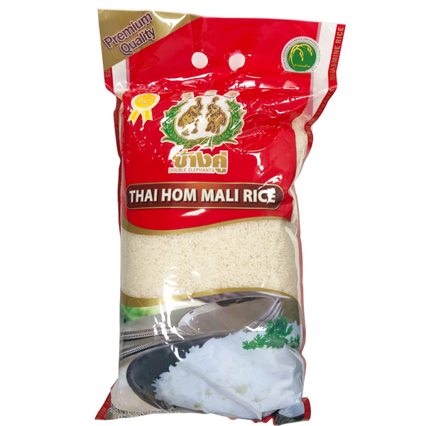 Doule Elephant Thai Jasmine 100% Rice 5kg | 泰国双象茉莉香整米 5kg