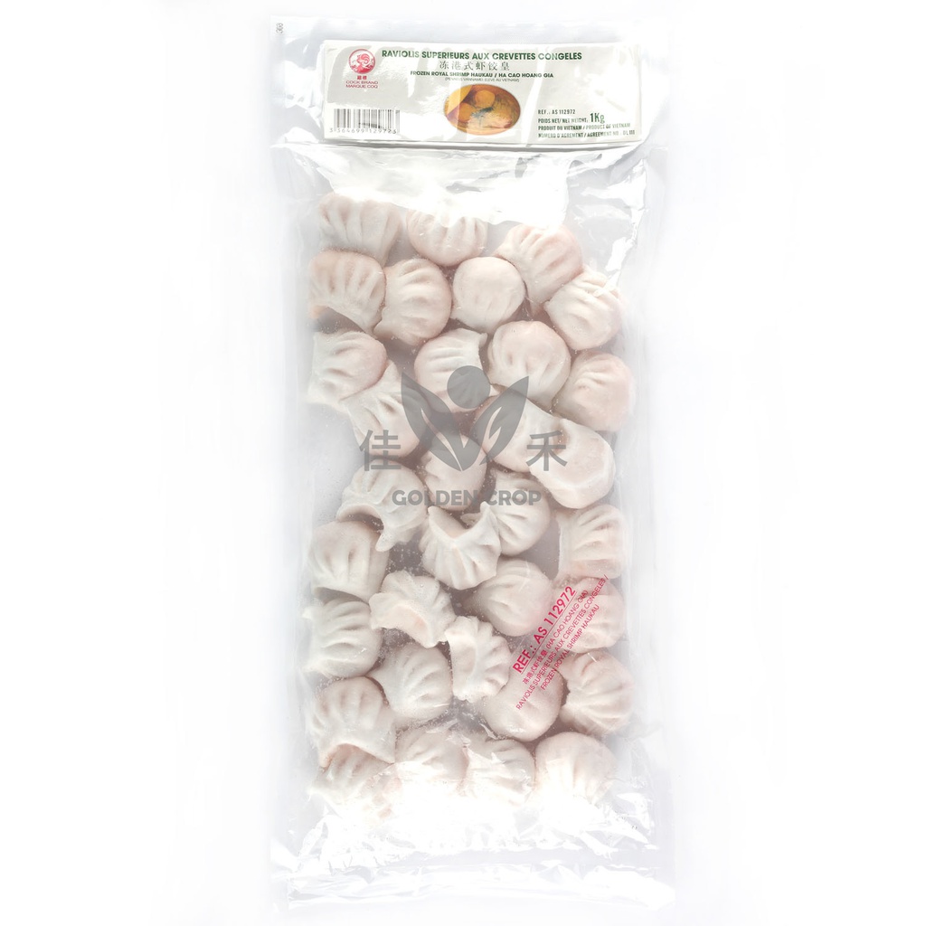 Pakastettu katkarapu-hargow (voi höyryttää) 1kg | VN 虾饺皇 (越南)1kg