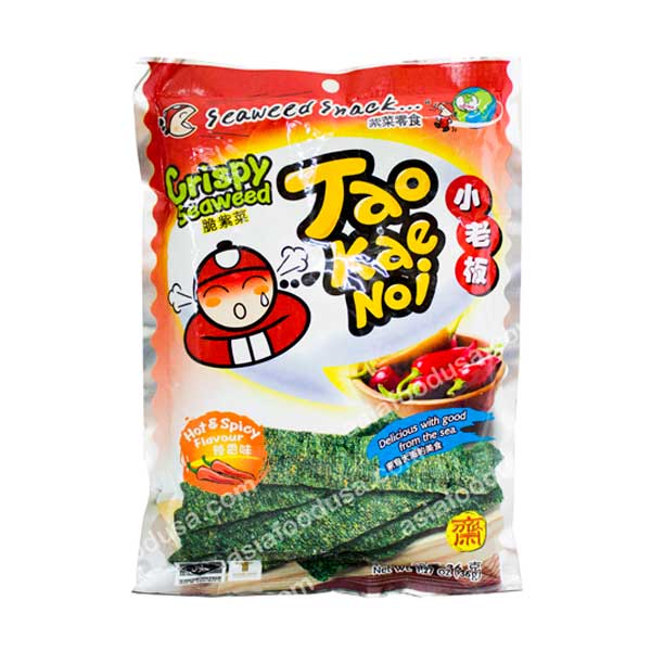 TKN spicy crispy seaweed Hot&Spicy 59g | 泰国小老板 脆紫菜[辣味] 59g