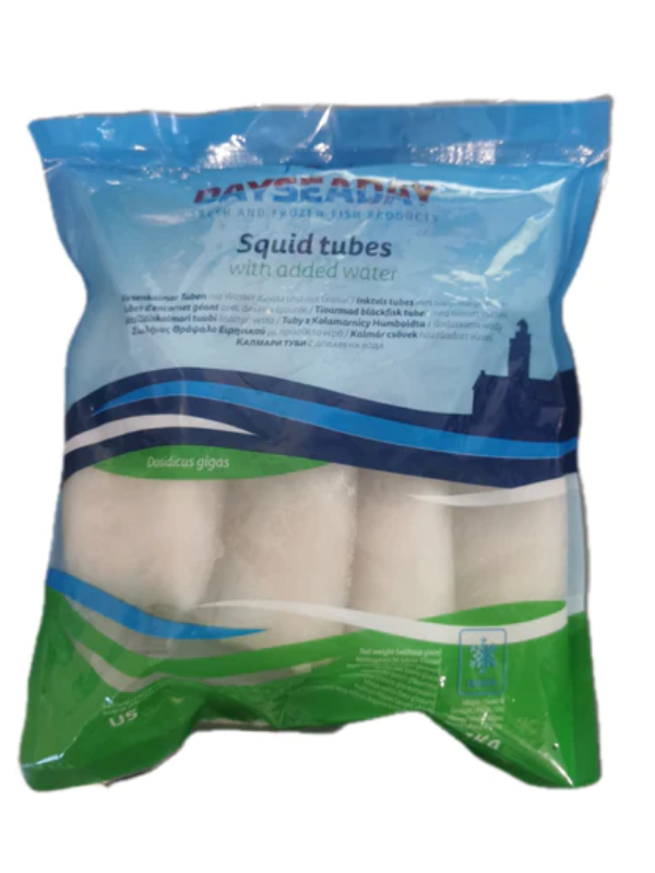 Dayseaday 鱿鱼筒 1kg (750g) | Dayseaday Squid tubes U-5 1kg (750g)