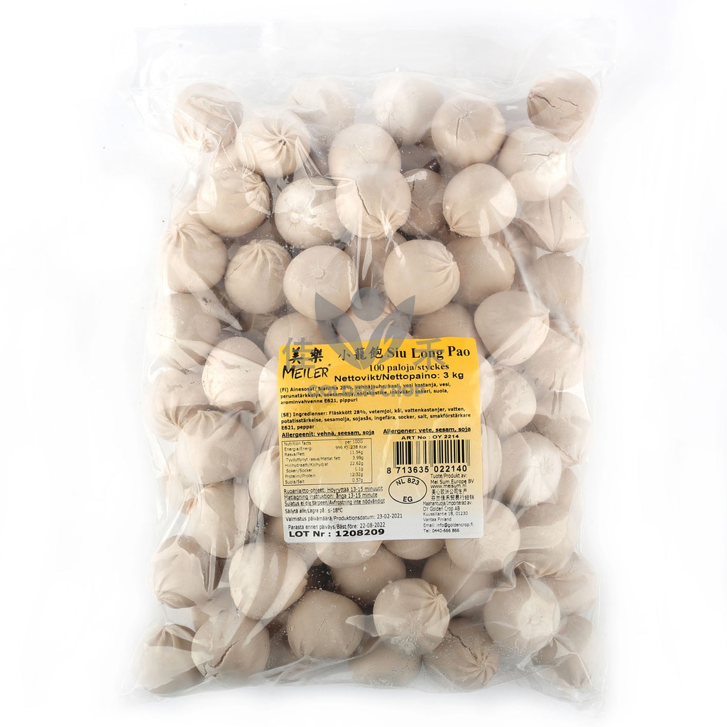 美乐 小笼包(散裝) (100pcs*28g) 2.8kg | MEILER Siu Long Pao 2.8kg 