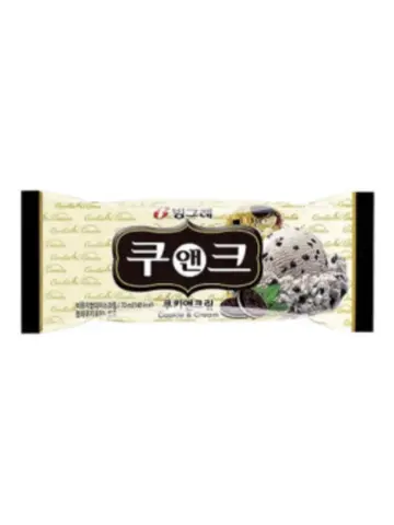 KR BINGGRAE Ice Bar Cream Cookie Flav. 70ml | 宾格瑞 冰棒 奶油曲奇饼干味 70ml