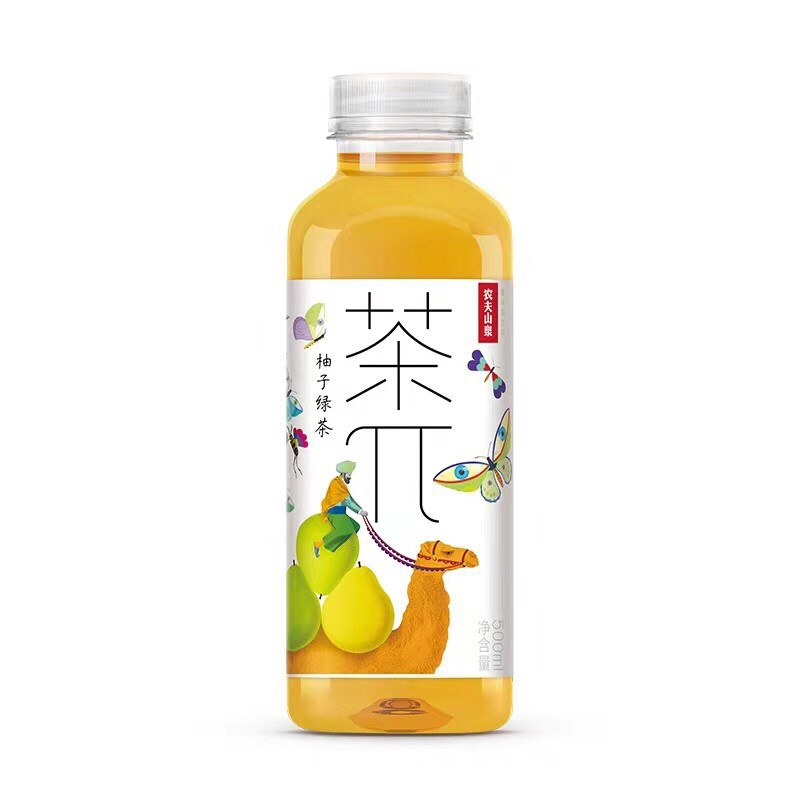 CN NFS Grapefruit Green Tea Drink 500ml | 农夫山泉 茶π 柚子绿茶 500ml