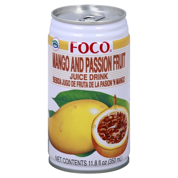 Foco Mango passion fruit drink 350ml | Foco 芒果百香果饮料 350ml
