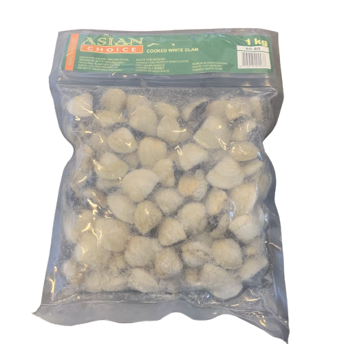 Asian Choice White Clams 60/80 1kg | 白色 文蛤 1kg