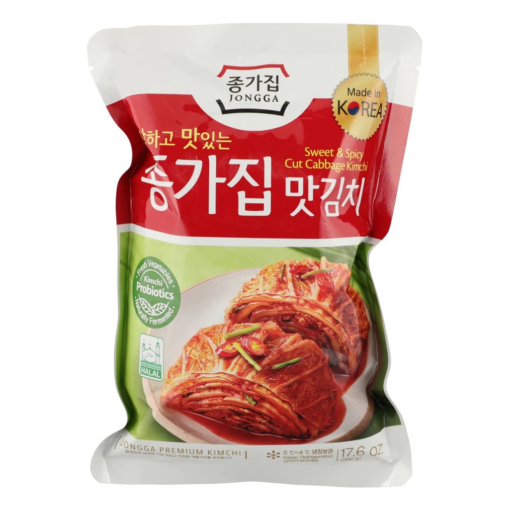  KR Jongga viipaloitu kimchi 500g