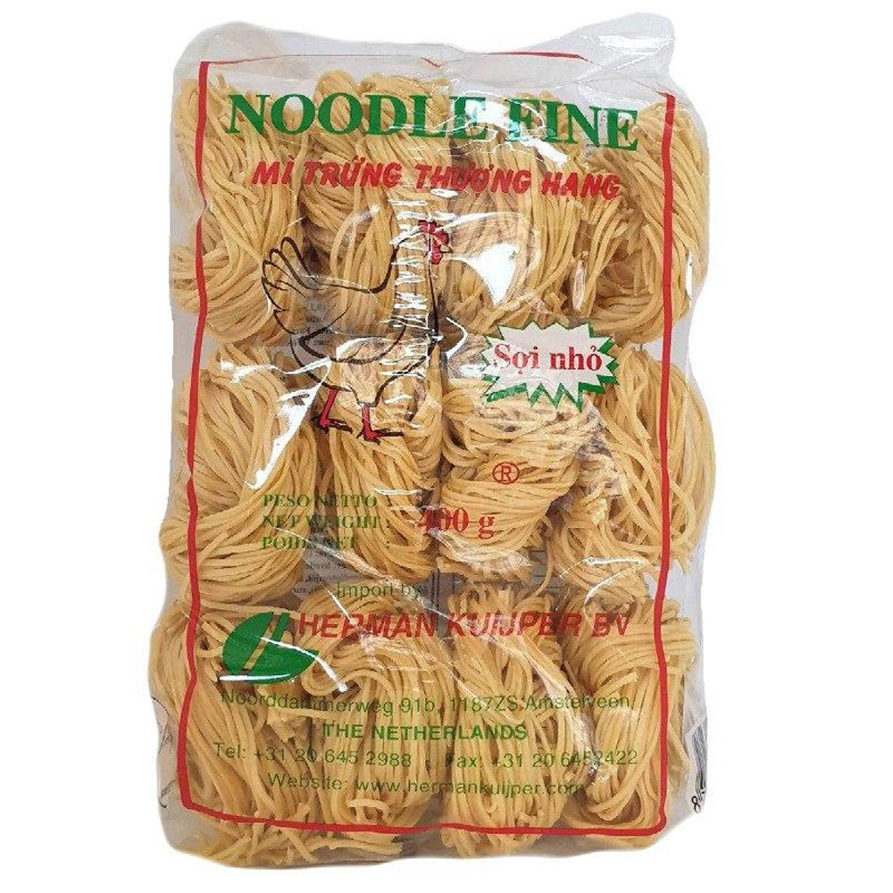 VN 越南蛋面 细 400g | VN Egg Noodle Thin Mi Trung thuong hang 400g