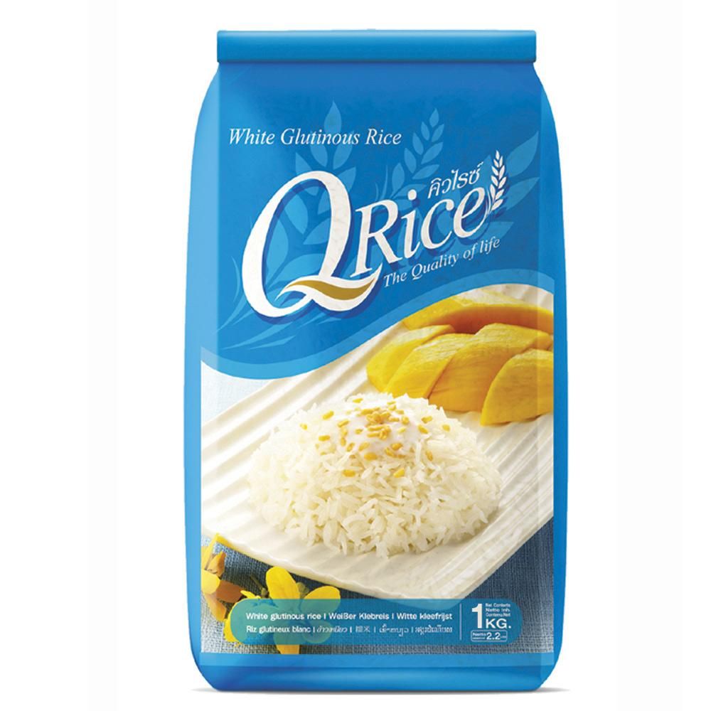 Q Rice 泰国白糯米 1kg | Q Rice White Glutinous Rice 1kg