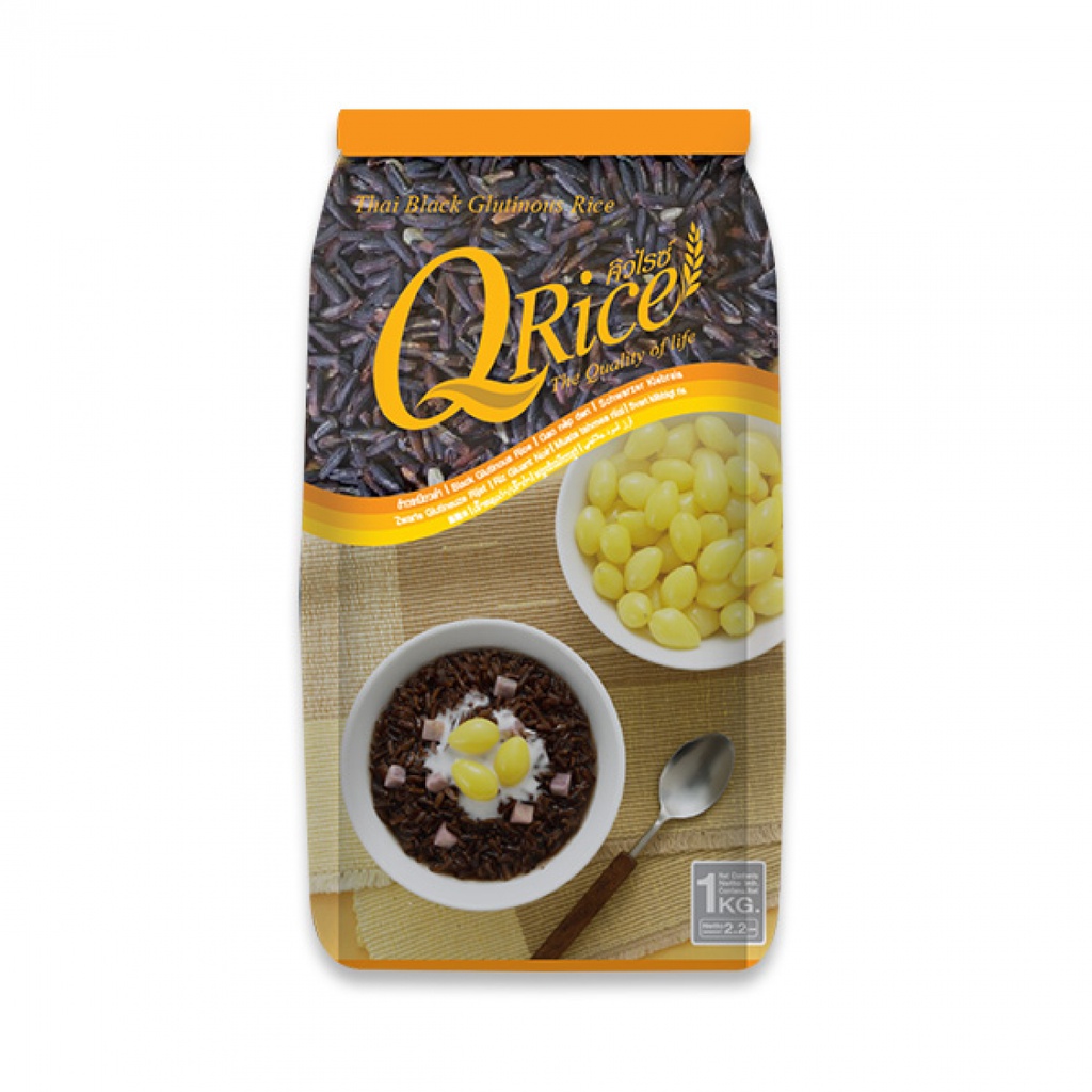 泰国 黑糯米 1kg | Q Rice Black Glutinous Rice 1kg