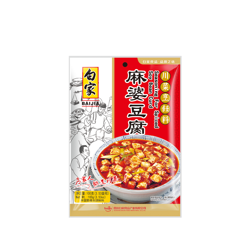 白家 麻婆豆腐调味料 100g | CN BJ Tofu Seasoning Ma Po 100g