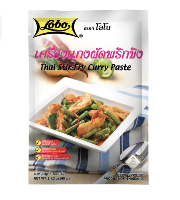 LOBO 泰式炒咖喱酱 60g | LOBO Thai Stir-Fry Curry Paste 60g