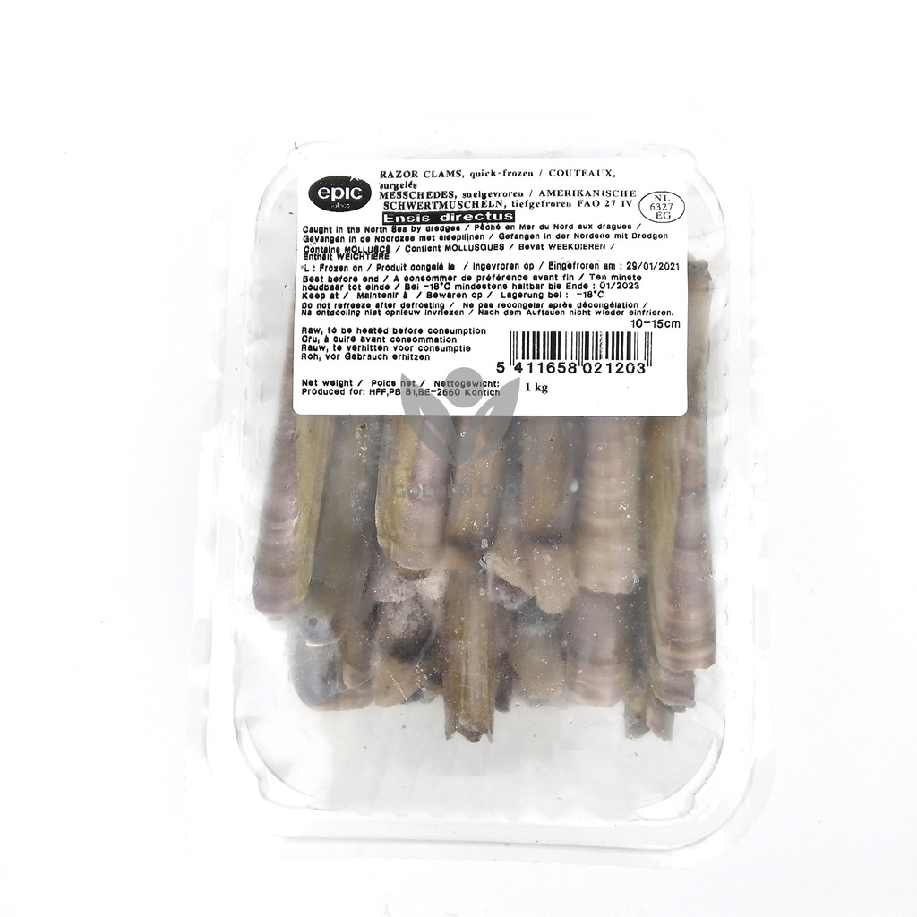 竹蛏 1kg | Razor clams 10-15 1kg