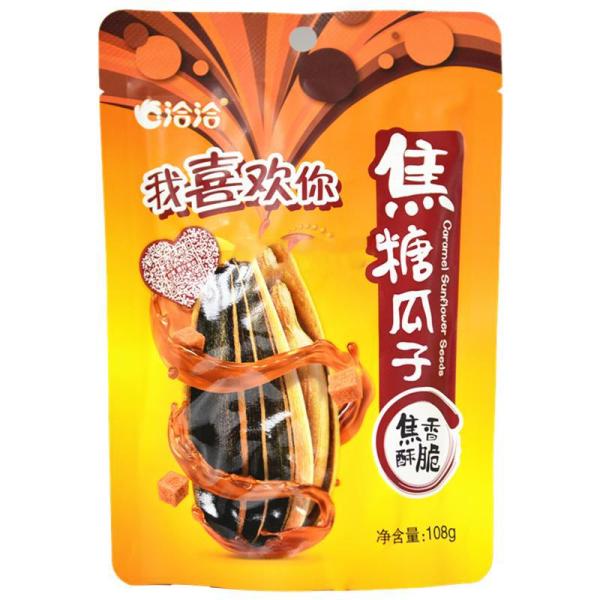 Chacha Sunflower Seeds Caramel 108g | 洽洽 焦糖瓜子 108g