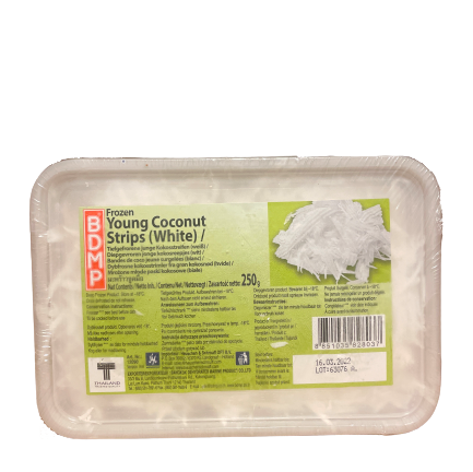 BOMP Frozen Young Coconut Strips(White)250g | BOMP 冻椰条(白)250g