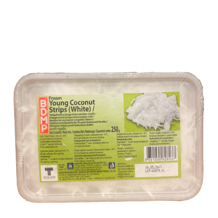 BOMP Frozen Young Coconut Strips(White)250g