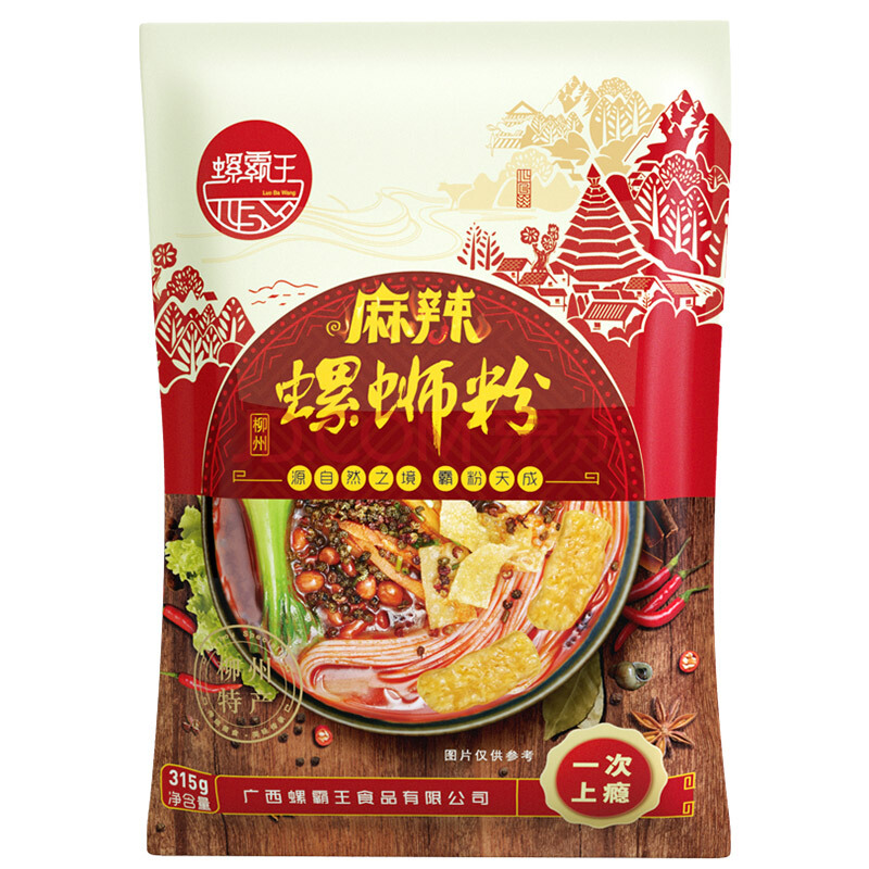 螺霸王 麻辣螺蛳粉 315g | CN LBW Hot River Snail Noodles 315g