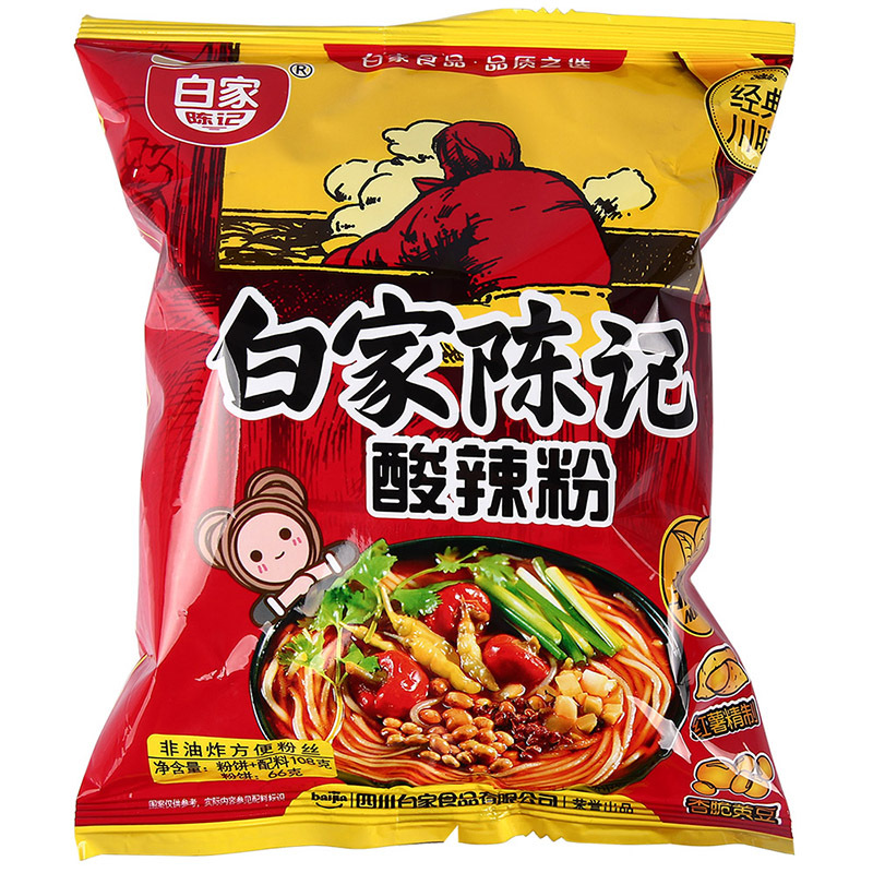 白家陈记  酸辣粉 袋装 105g | BJ Inst Vermicelli Hot & Sour 105g