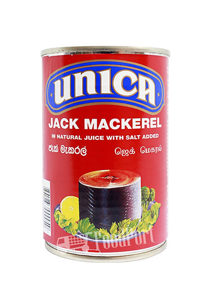 鲭鱼 罐头 (原味) 425g | UNICA Jack Mackerel in Natural Juice 425g